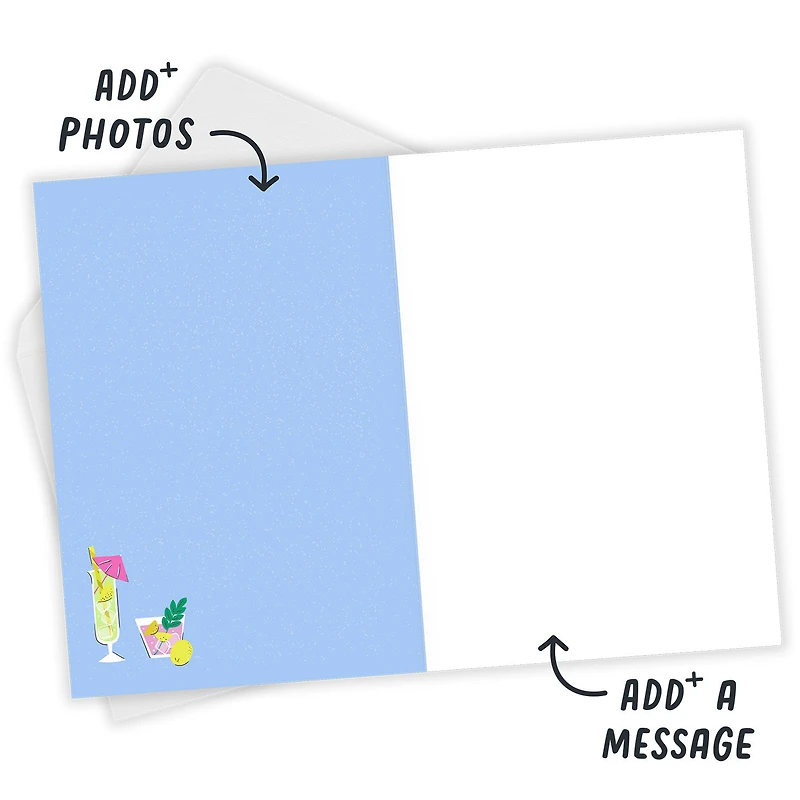 Tropical Cocktails Blank Custom Card for only USD 4.99 | Hallmark