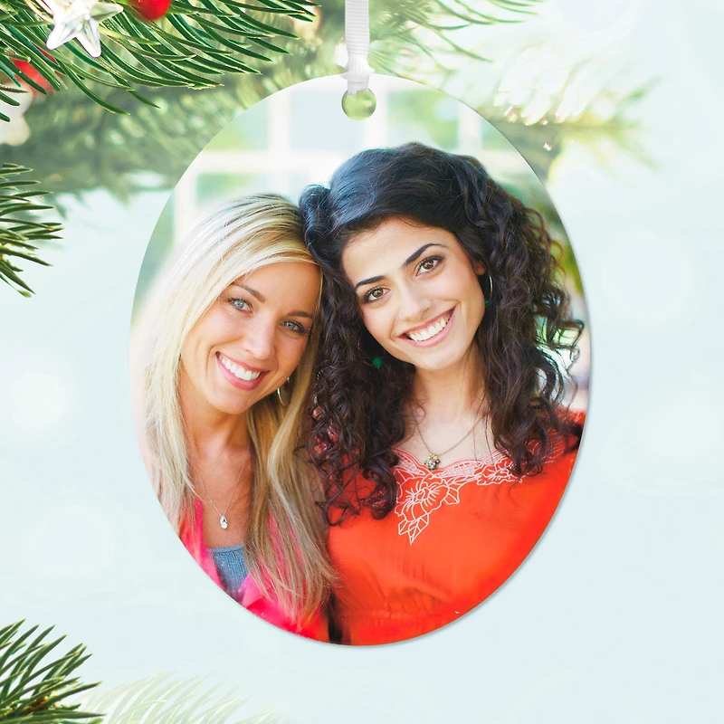 Vertical Oval Metal Personalized Ornament, Custom Photo for only USD 17.99 | Hallmark