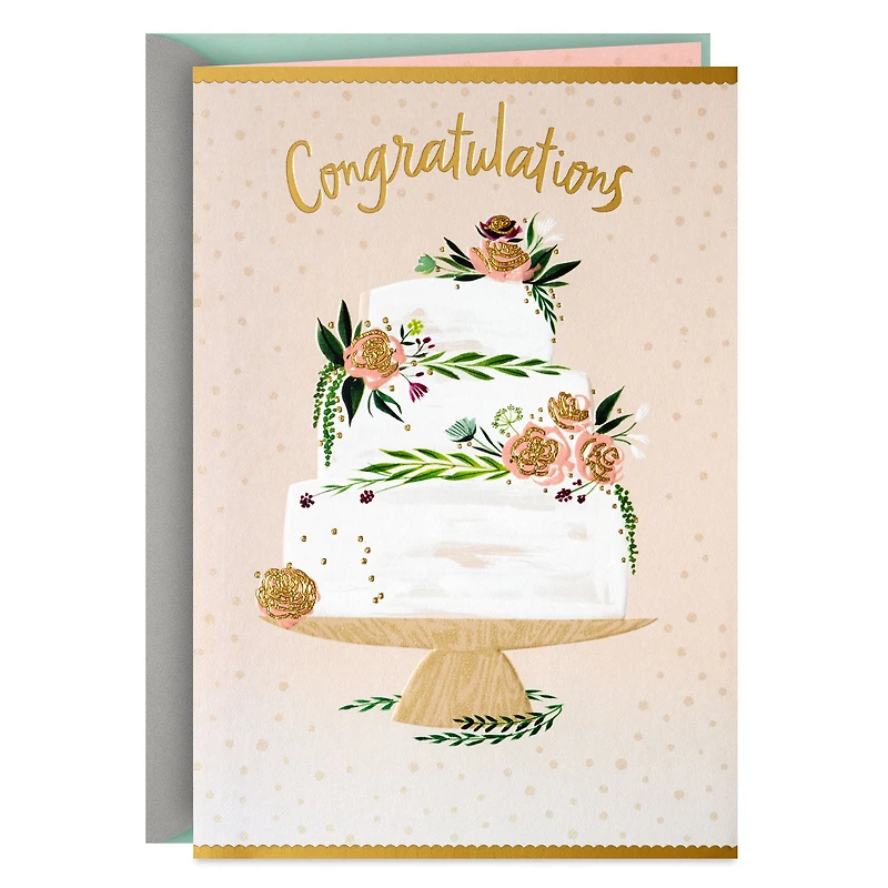 A Lifetime of Dreams Come True Wedding Card for only USD 4.59 | Hallmark