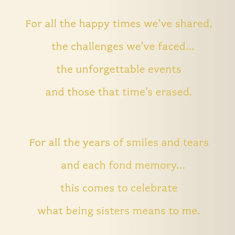 Glad We're Sisters and Friends Christmas Card for only USD 5.59 | Hallmark