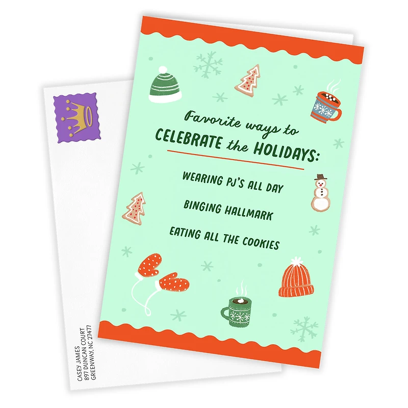 Favorite Ways to Celebrate Custom Holiday Card for only USD 4.99 | Hallmark