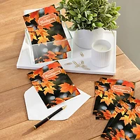 Orange Autumn Leaves Thanksgiving Cards, Pack of 10 for only USD 8.99 | Hallmark