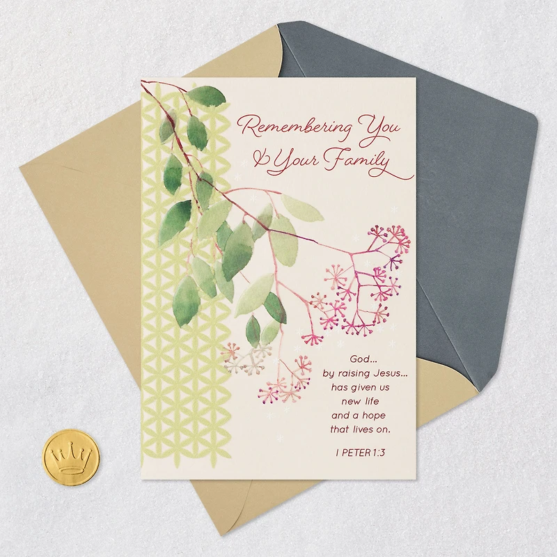 Prayers for You and Your Family Religious Sympathy Card for only USD 3.99 | Hallmark