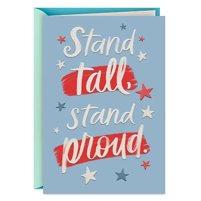 Stand Proud Military Congratulations Card for only USD 2.99 | Hallmark