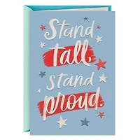 Stand Proud Military Congratulations Card for only USD 2.99 | Hallmark