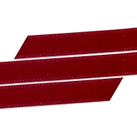 0.3" Burgundy Velvet Holiday Ribbon, 15' for only USD 3.99 | Hallmark