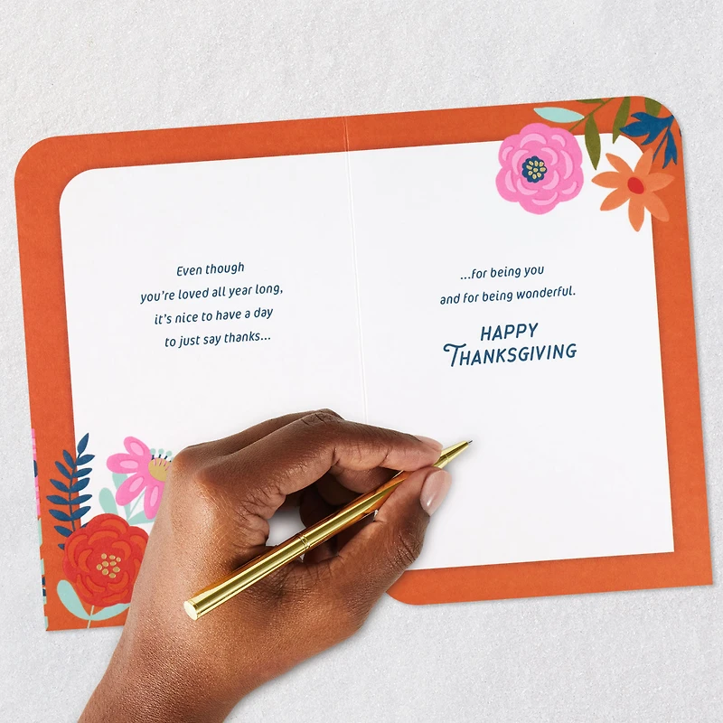 Thanks for Being You and Being Wonderful Thanksgiving Card for Daughter for only USD 4.99 | Hallmark
