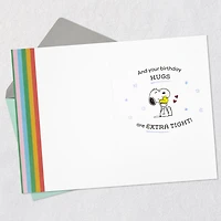 Peanuts® Snoopy Happy Dance Hugs Birthday Card for only USD 4.99 | Hallmark