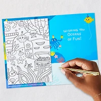 Oceans of Fun Birthday Card for Kids with Activity Page for only USD 7.59 | Hallmark