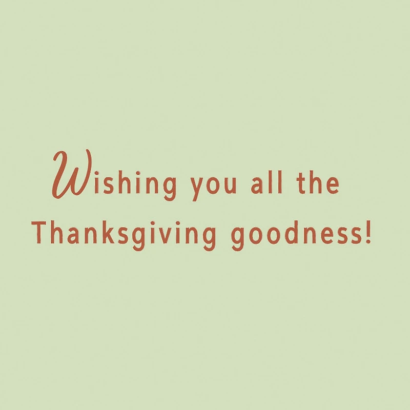 All the Goodness Thanksgiving Card for only USD 0.99 | Hallmark