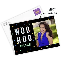 Personalized Woo Hoo Confetti Celebration Photo Card for only USD 4.99 | Hallmark