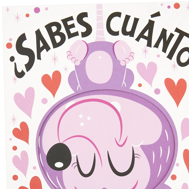 Hugging Opossum Spanish-Language Funny Pop-Up Valentine's Day Card for only USD 3.99 | Hallmark