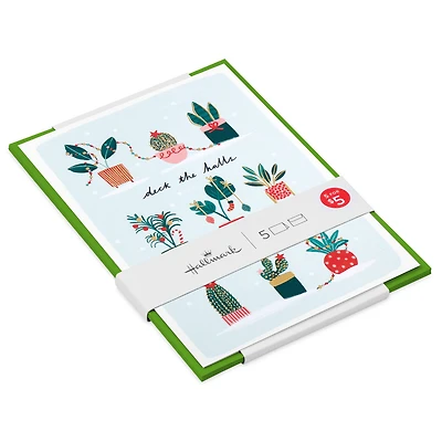 Holiday Trimmed Plants Packaged Christmas Cards, Set of 5 for only USD 5.00 | Hallmark