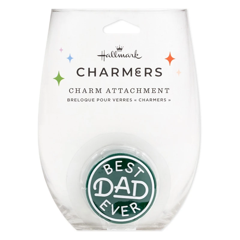 Charmers Best Dad Ever Green Silicone Charm for only USD 8.99 | Hallmark