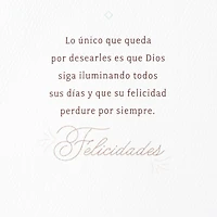 Joy Religious Spanish-Language Wedding Card for Couple With Prayer Card for only USD 5.99 | Hallmark