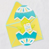 Chick Popping Out of Egg Paper Craft Easter Card With Mini Card Reveal for only USD 5.99 | Hallmark