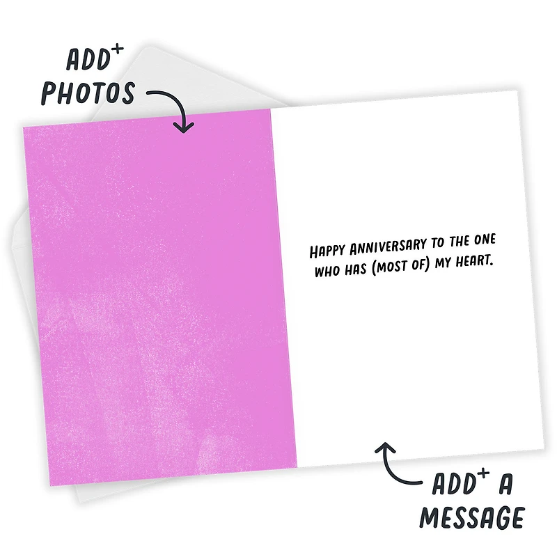 Heart Pie Chart Funny Custom Anniversary Card for only USD 4.99 | Hallmark