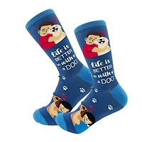 E&S Pets Life Is Better With a Dog Novelty Crew Socks for only USD 11.99 | Hallmark