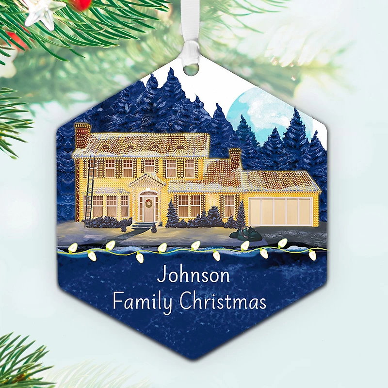 National Lampoon's Christmas Vacation™ The Griswold House Metal Personalized Ornament, Custom Text for only USD 17.99 | Hallmark