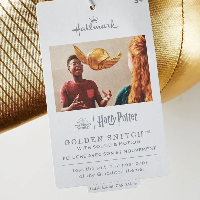 Harry Potter™ Golden Snitch™ Musical Plush With Motion, 8" for only USD 39.99 | Hallmark