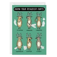 Reindeer Farts Funny Custom Christmas Card for only USD 4.99 | Hallmark