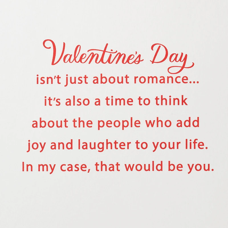 Peanuts® You Add Joy and Laughter to My Life Valentine's Day Card for only USD 6.99 | Hallmark