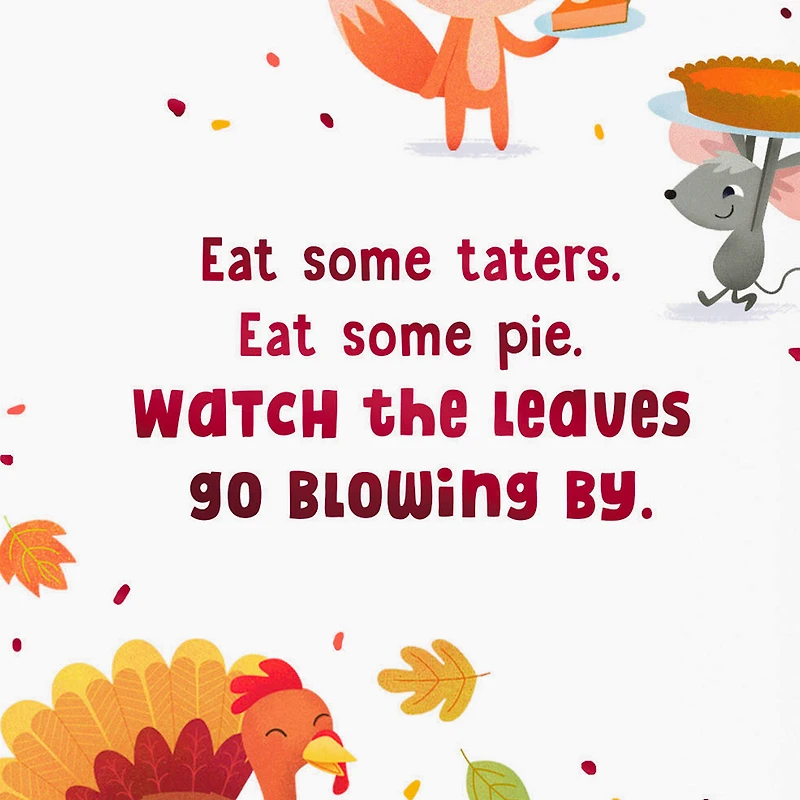 Cute Critter Poem Thanksgiving Card for Kids for only USD 2.99 | Hallmark