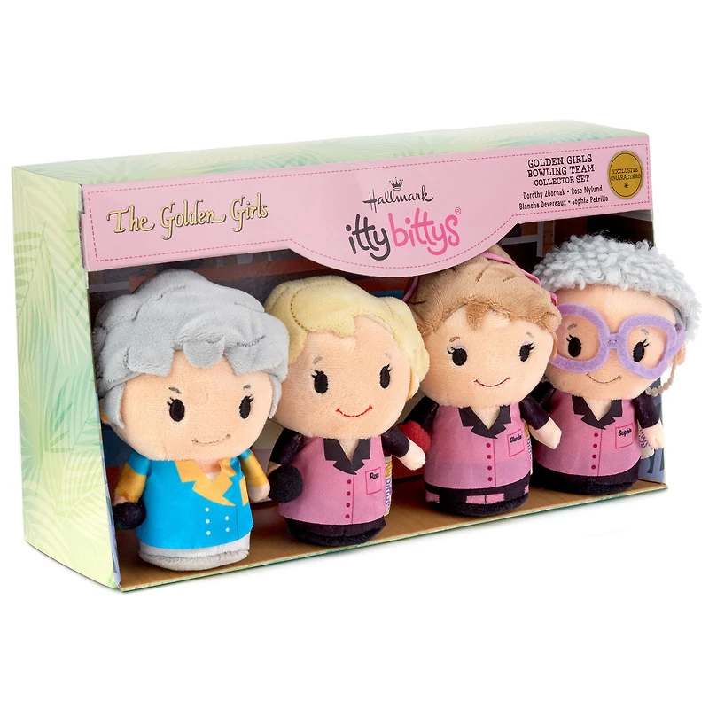 itty bittys® The Golden Girls Bowling Team Plush Collector Set of 4 for only USD 32.99 | Hallmark