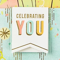 Celebrating You Cupcake, Stars and Balloons 3D Pop-Up Birthday Card for only USD 7.99 | Hallmark