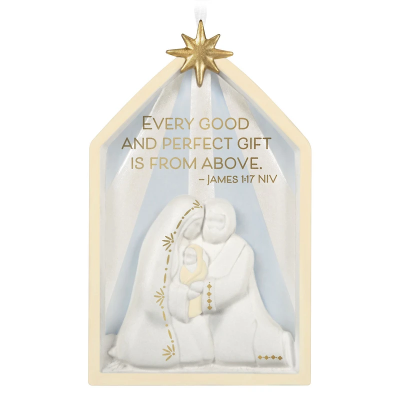 Gift From Above Nativity Porcelain Ornament for only USD 30.99 | Hallmark