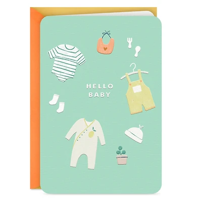 Hello Baby Blank New Baby Card for only USD 3.99 | Hallmark