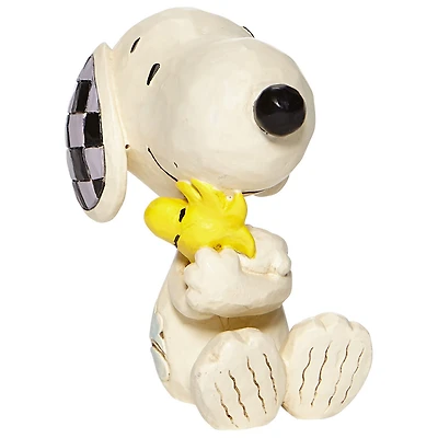 Jim Shore Peanuts Snoopy Hugging Woodstock Mini Figurine, 2.5" for only USD 29.99 | Hallmark