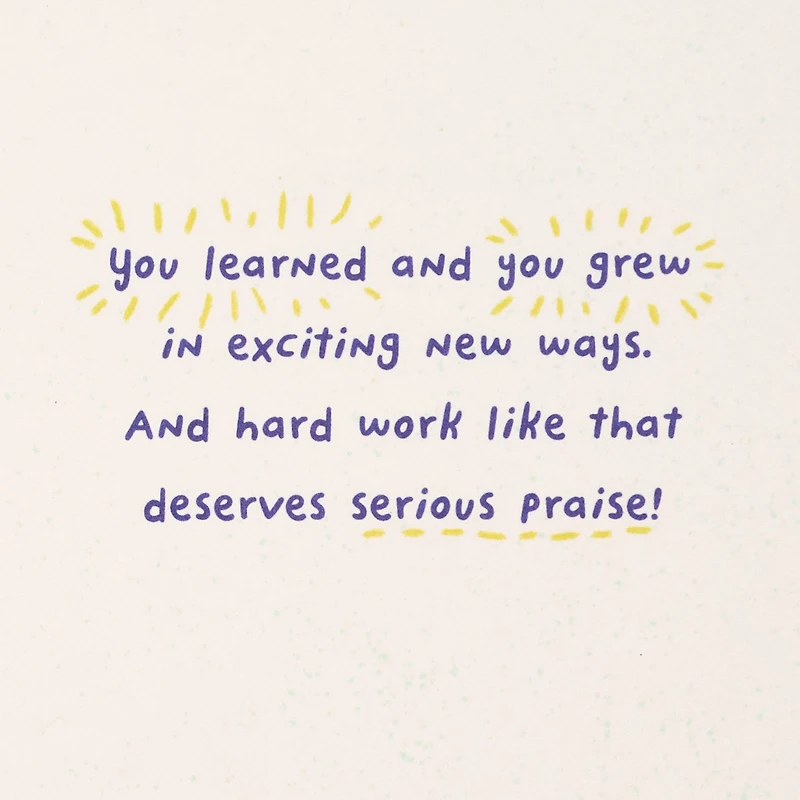 Hard Work Deserves Serious Praise Elementary School Graduation Card for only USD 5.59 | Hallmark