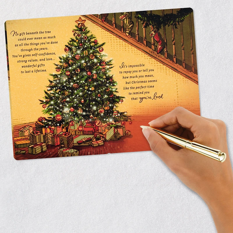 Home, Family, Love Christmas Tree Christmas Card for Dad for only USD 5.59 | Hallmark