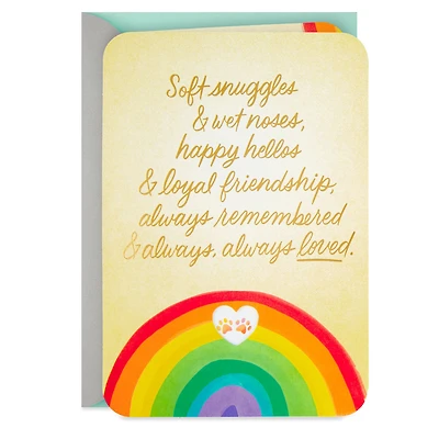 Always Remembered, Always Loved Sympathy Card for Loss of Dog for only USD 3.99 | Hallmark