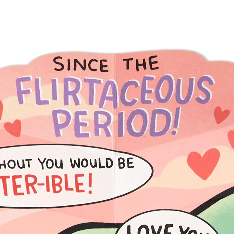 Loved You Since the Flirtaceous Period Funny Pop-Up Valentine's Day Card for Husband for only USD 7.99 | Hallmark