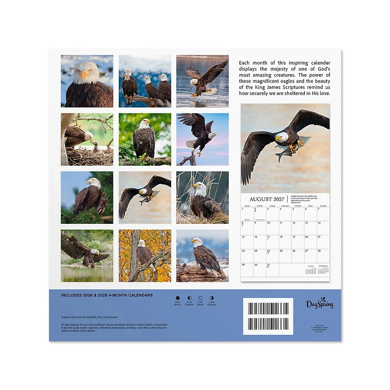 On Eagles' Wings 2027 Inspirational 12-Month Wall Calendar With KJV Scripture, 12x12 for only USD 16.99 | Hallmark