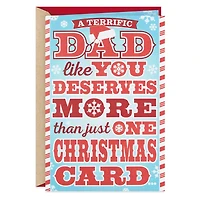 You Deserve More Than One Card Funny Christmas Card for Dad With Mini Cards for only USD 5.29 | Hallmark