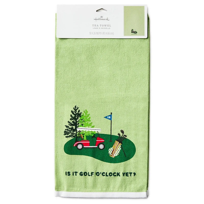Golf O'Clock Tea Towel, 18x26 for only USD 14.99 | Hallmark