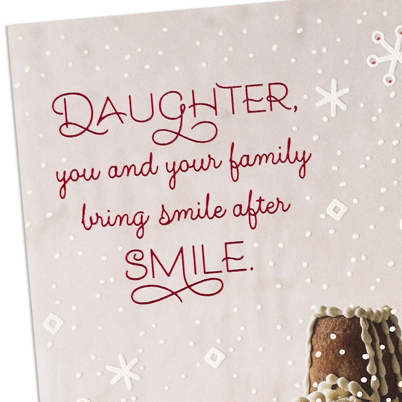 You Bring Smile After Smile Christmas Card for Daughter and Family for only USD 4.99 | Hallmark