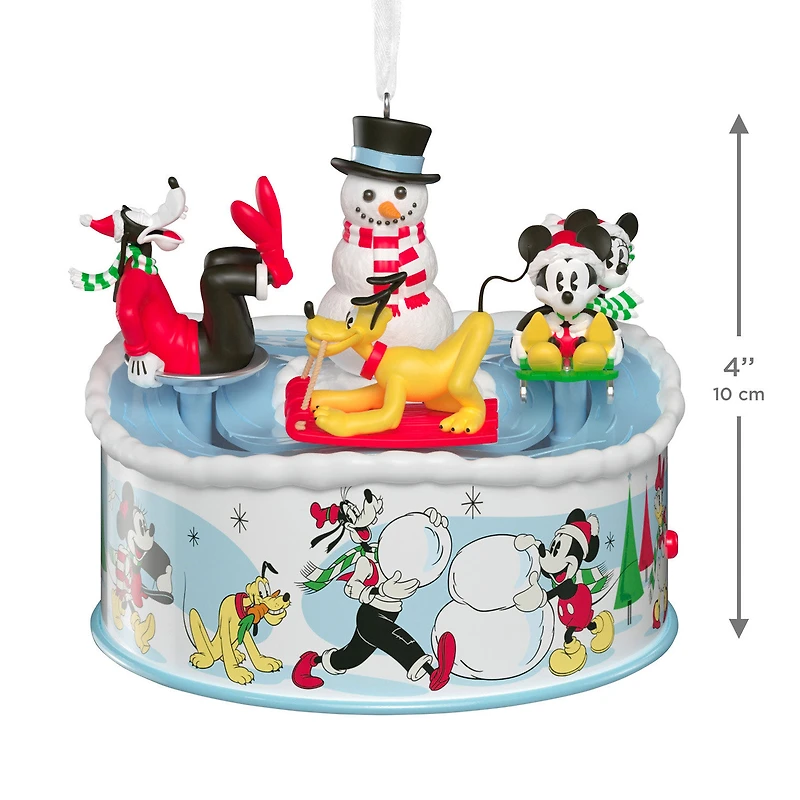 Disney Mickey and Friends Sledding Season Musical Ornament With Light and Motion for only USD 54.99 | Hallmark