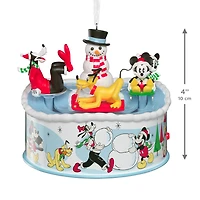 Disney Mickey and Friends Sledding Season Musical Ornament With Light and Motion for only USD 54.99 | Hallmark
