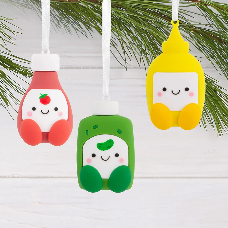 Better Together Ketchup, Mustard and Relish Magnetic Hallmark Ornaments, Set of 3 for only USD 17.49 | Hallmark