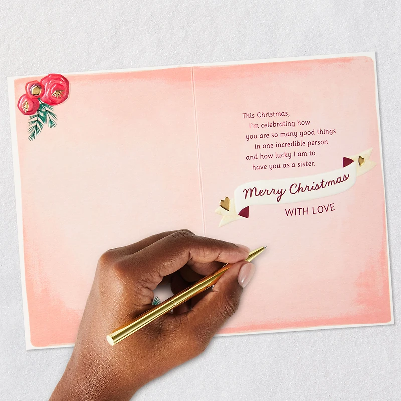 Celebrating You With Love Christmas Card for Sister for only USD 5.59 | Hallmark
