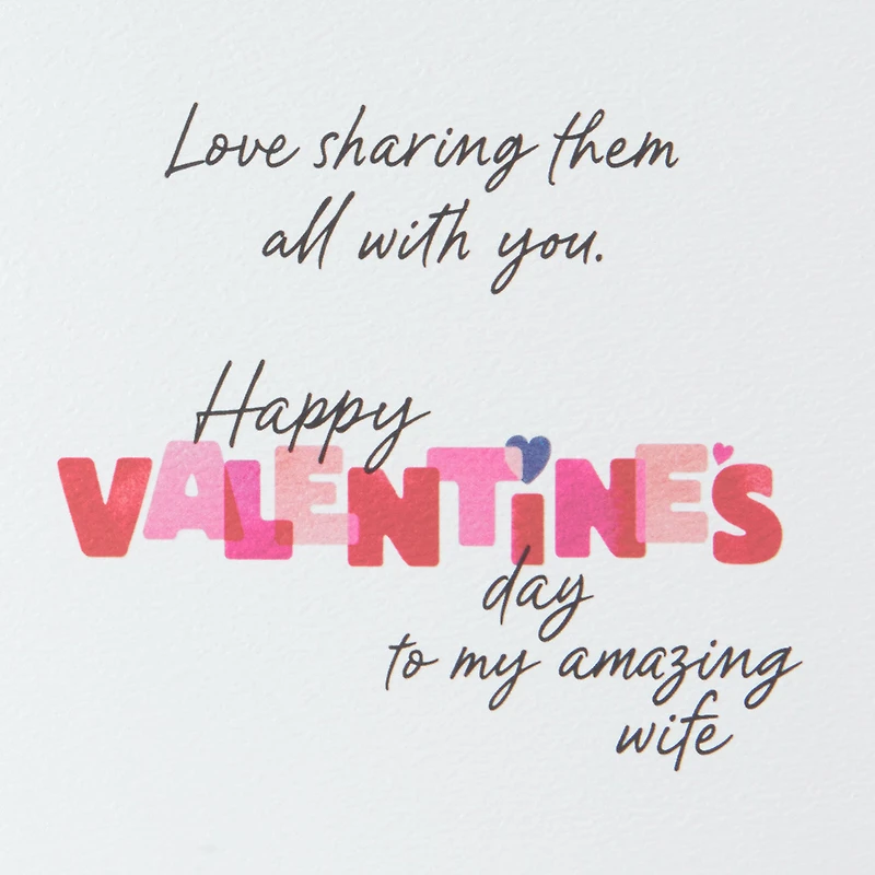 Love Sharing With You Valentine's Day Card for Wife for only USD 5.99 | Hallmark