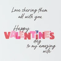 Love Sharing With You Valentine's Day Card for Wife for only USD 5.99 | Hallmark
