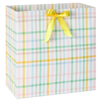 15" Pastel Plaid Extra-Deep Gift Bag for only USD 6.29 | Hallmark