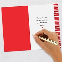 Heart Cookies Simple Joys Happy Valentine's Day Card for only USD 2.99 | Hallmark