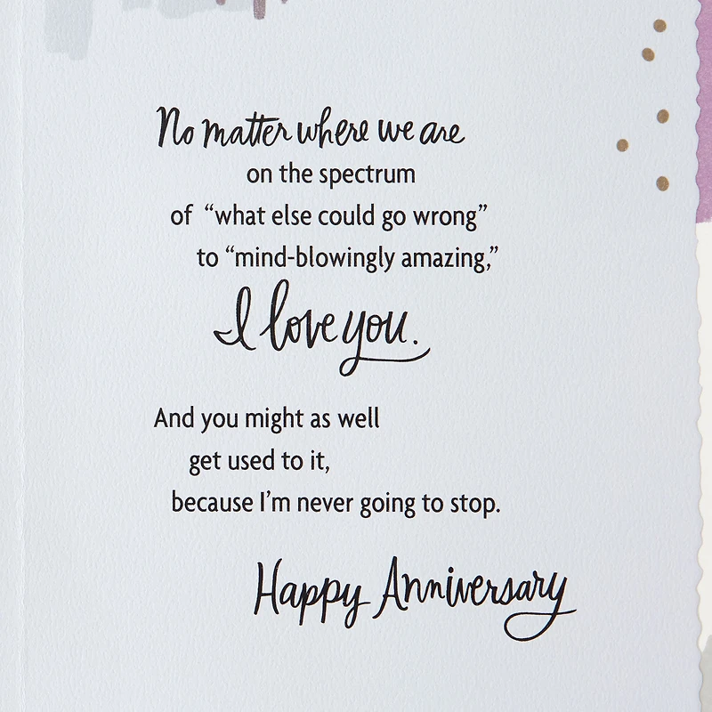 Love You Literally All the Time Anniversary Card for Spouse for only USD 7.99 | Hallmark