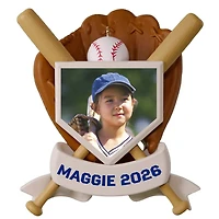 America's Pastime Baseball Personalized Ornament
